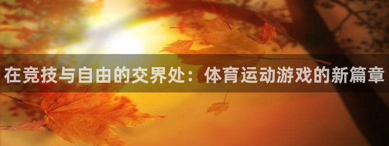 一竞技官方正版app科技：在竞技与自由的交界处：体育运动游戏