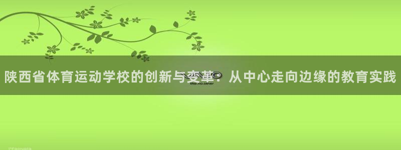 一竞技官方集团官网：陕西省体育运动学校的创新与变革：从中心走